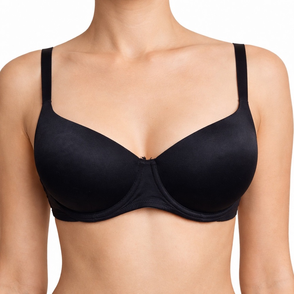Modern Movement Womens‎ Black Underwire T-Shirt Bra 34C